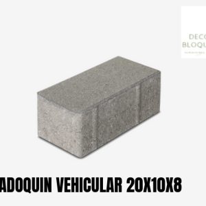 Bloque de cemento  Adoquin vehicular 20x10x8