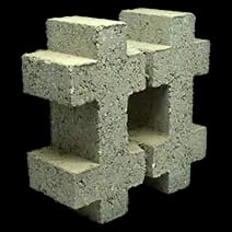Bloque de cemento vehicular 20x20x8 gramoquin
