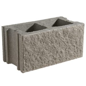 Bloque de cemento abujardado # 15 split 14x19x39
